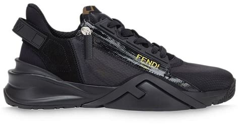 fendi men sneaker with fur|Fendi flow men's sneakers.